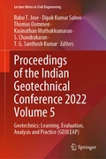Cover: Proceedings of the Indian Geotechnical Conference 2022 Volume 5 - Springer