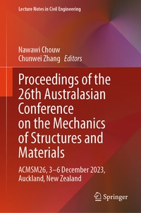 Abbildung von: Proceedings of the 26th Australasian Conference on the Mechanics of Structures and Materials - Springer