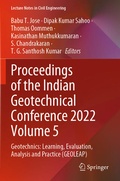 Cover: Proceedings of the Indian Geotechnical Conference 2022 Volume 5 - Springer