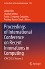 Cover: Proceedings of International Conference on Recent Innovations in Computing - Springer
