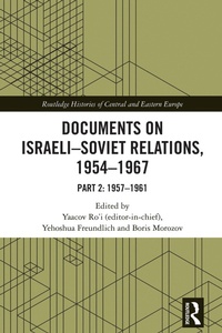 Abbildung von: Documents on Israeli-Soviet Relations, 1954-1967 - Routledge