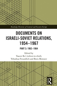 Abbildung von: Documents on Israeli-Soviet Relations, 1954-1967 - Routledge