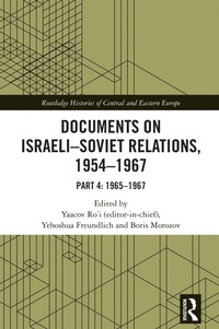 Abbildung von: Documents on Israeli-Soviet Relations, 1954-1967 - Routledge