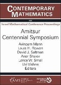 Cover: Amitsur Centennial Symposium - American Mathematical Society