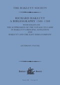 Cover: Richard Hakluyt: A Bibliography 1580-1588 - De Gruyter