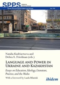 Cover: Language and Power in Ukraine and Kazakhstan - ibidem