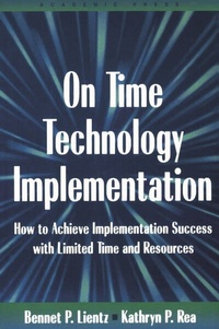 Enlarge image Cover: On Time Technology Implementation - Academic Press