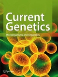 Abbildung von: Current Genetics - Springer