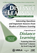 Cover: Distance Learning Vol 21 Issue 1 - Information Age Publishing