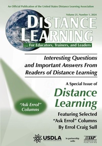 Enlarge image Cover: Distance Learning Vol 21 Issue 1 - Information Age Publishing