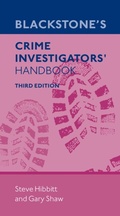 Cover: Blackstone's Crime Investigators' Handbook - OUP eBook