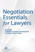 Abbildung von: Negotiation Essentials for Lawyers - American Bar Association