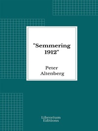 Enlarge image Cover: "Semmering 1912" - Librorium Editions