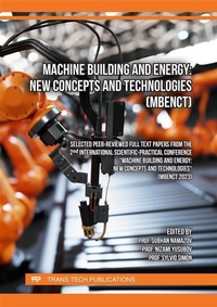 Abbildung von: Machine Building and Energy: New Concepts and Technologies (MBENCT) - Trans Tech Publications Ltd