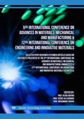 Cover: 5th International Conference on Advances in Materials, Mechanical and Manufacturing & 12th International Conference on Engineering and Innovative Materials - Trans Tech Publications Ltd