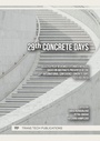 Cover: 29th Concrete Days (CD 2023) - Trans Tech Publications Ltd
