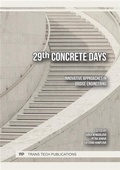 Cover: 29th Concrete Days - Trans Tech Publications Ltd