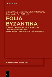 Abbildung von: Folia Byzantina - De Gruyter