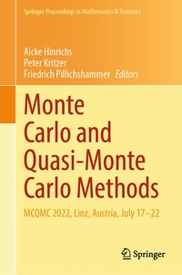 Abbildung von: Monte Carlo and Quasi-Monte Carlo Methods - Springer