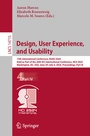 Cover: Design, User Experience, and Usability - Springer