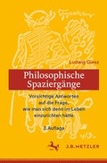 Cover: Philosophische Spazierg&auml;nge - J.B. Metzler