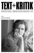 Cover: Judith Schalansky - Edition Text + Kritik