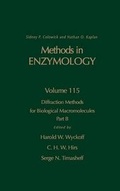 Cover: Diffraction Methods for Biological Macromolecules, Part B: Volume 115 - Academic Press