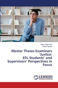 Cover: Master Theses Examiners 'Justice - LAP Lambert Academic Publishing