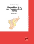 Cover: Oberwalliser Orts- und Flurnamenbuch (VSNB) - Narr Francke Attempto Verlag