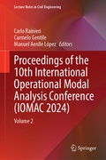 Cover: Proceedings of the 10th International Operational Modal Analysis Conference (IOMAC 2024) - Springer