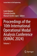 Cover: Proceedings of the 10th International Operational Modal Analysis Conference (IOMAC 2024) - Springer
