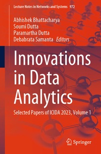 Bild vergrößern Bild: Innovations in Data Analytics - Springer
