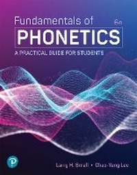 Enlarge image Cover: Fundamentals of Phonetics - Pearson
