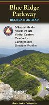 Abbildung von: BLUE RIDGE PARKWAY RECREATION MAP - Benchmark Maps