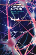Cover: Input - Cambridge University Press