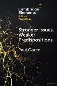 Abbildung von: Stronger Issues, Weaker Predispositions - Cambridge University Press