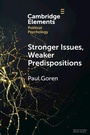Cover: Stronger Issues, Weaker Predispositions - Cambridge University Press