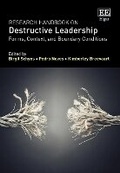 Cover: Research Handbook on Destructive Leadership - Edward Elgar Publishing