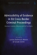 Cover: Admissibility of Evidence in EU Cross-Border Criminal Proceedings - Hart Publishing