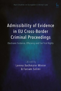 Abbildung von: Admissibility of Evidence in EU Cross-Border Criminal Proceedings - Hart Publishing
