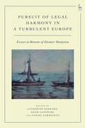 Cover: Pursuit of Legal Harmony in a Turbulent Europe - Hart Publishing