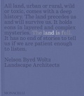 Cover: The Land Is Full - Monacelli Press