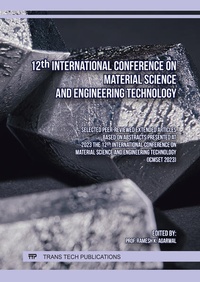 Enlarge image Cover: 12th International Conference on Material Science and Engineering Technology - Trans Tech Publications Ltd
