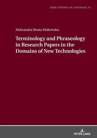 Abbildung von: Terminology and Phraseology in Research Papers in the Domains of New Technologies - Peter Lang Verlag