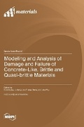 Cover: Modeling and Analysis of Damage and Failure of Concrete-Like, Brittle and Quasi-brittle Materials - MDPI AG