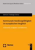 Cover: Kommunale Handlungsf&auml;higkeit im europ&auml;ischen Vergleich - Nomos