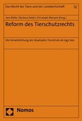 Cover: Reform des Tierschutzrechts - Nomos