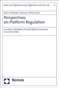 Cover: Perspectives on Platform Regulation - Nomos