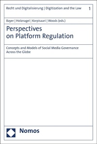 Enlarge image Cover: Perspectives on Platform Regulation - Nomos