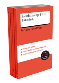 Abbildung von: Sprachtrainings-Paket Italienisch. 3 Bände eingeschweißt. Reclam premium Sprachtraining - Reclam